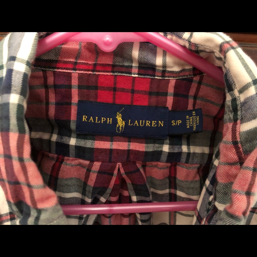 Red Ralph Lauren Button Down! - Picture 3 of 4
